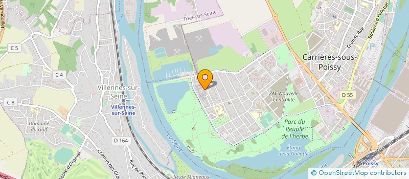 localisation de l'entreprise MONSIEUR MOHAMED LAMRI  CARRIERES-SOUS-POISSY