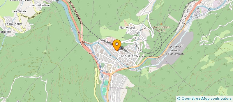 localisation de l'entreprise MONSIEUR MOHAMED LAMRI  MOUTIERS