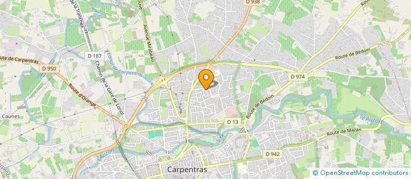 localisation de l'entreprise MONSIEUR MOHAMED LAMZARI à CARPENTRAS