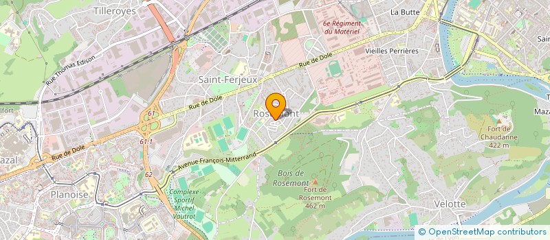 localisation de l'entreprise MONSIEUR MOHAMED LANDOLSI à BESANCON
