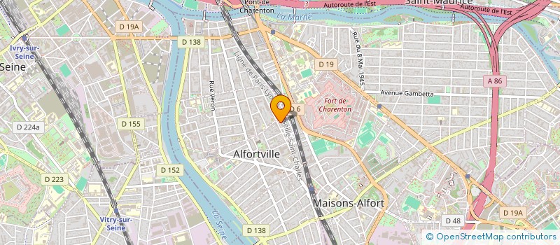 localisation de l'entreprise MONSIEUR MOHAMED LANOUAR  ALFORTVILLE