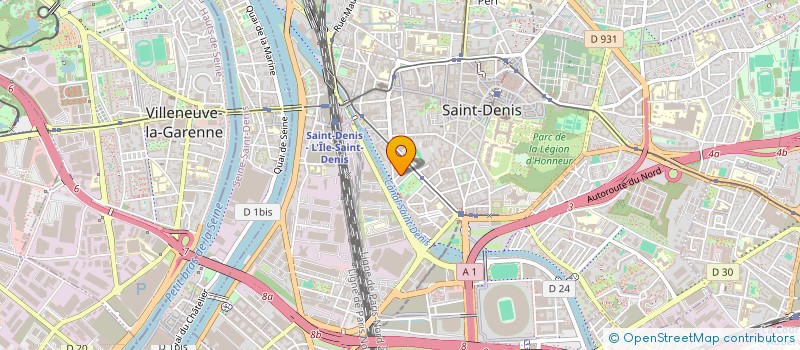 localisation de l'entreprise MONSIEUR MOHAMED LAOUARI à SAINT-DENIS