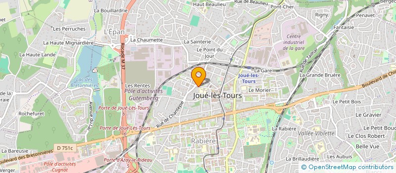 localisation de l'entreprise MONSIEUR MOHAMED LAOUCINE  JOUE-LES-TOURS