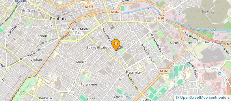 localisation de l'entreprise MONSIEUR MOHAMED LARACHI  ROUBAIX