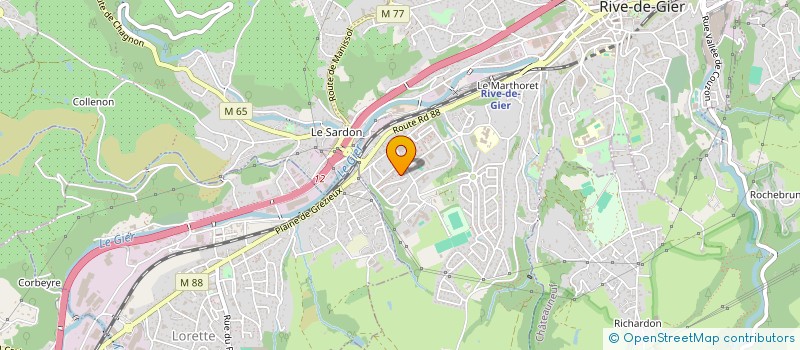 localisation de l'entreprise MONSIEUR MOHAMED LARBI TABET  RIVE-DE-GIER