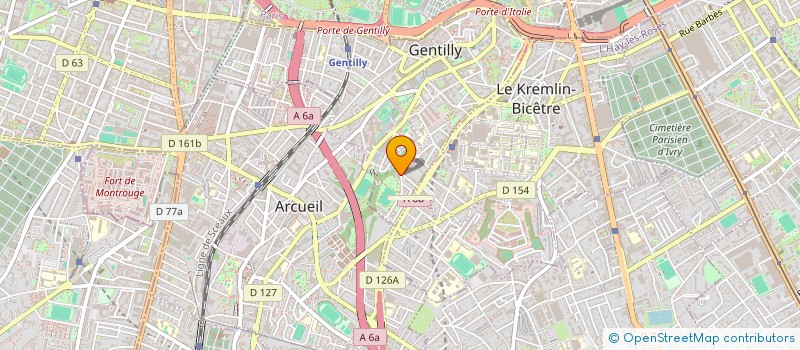 localisation de l'entreprise MONSIEUR MOHAMED LARGOU  GENTILLY