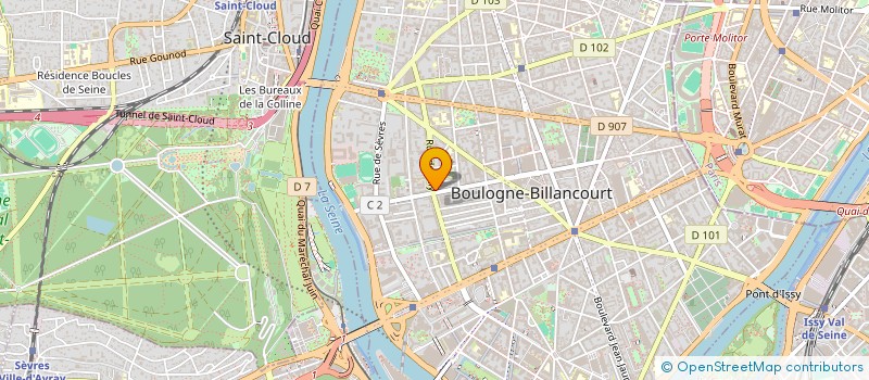 localisation de l'entreprise MONSIEUR MOHAMED LARIBI à BOULOGNE-BILLANCOURT