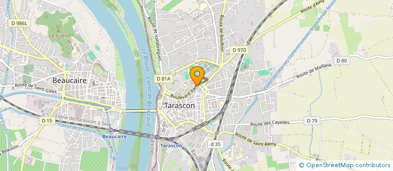 localisation de l'entreprise MONSIEUR MOHAMED LAROUSSI  TARASCON