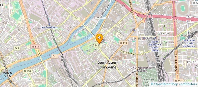 localisation de l'entreprise MONSIEUR MOHAMED LASRI à SAINT-OUEN-SUR-SEINE