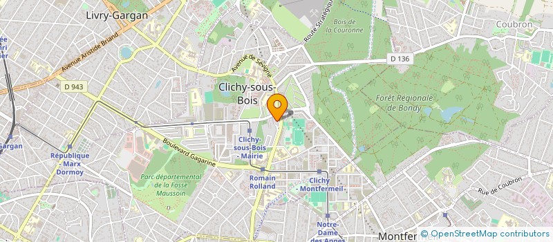 localisation de l'entreprise MONSIEUR MOHAMED LATRACH  CLICHY SOUS BOIS