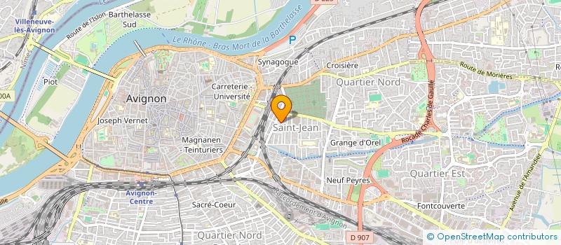 localisation de l'entreprise MONSIEUR MOHAMED LATRECHE  AVIGNON