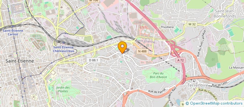 localisation de l'entreprise MONSIEUR MOHAMED LAZAAR  SAINT-ETIENNE