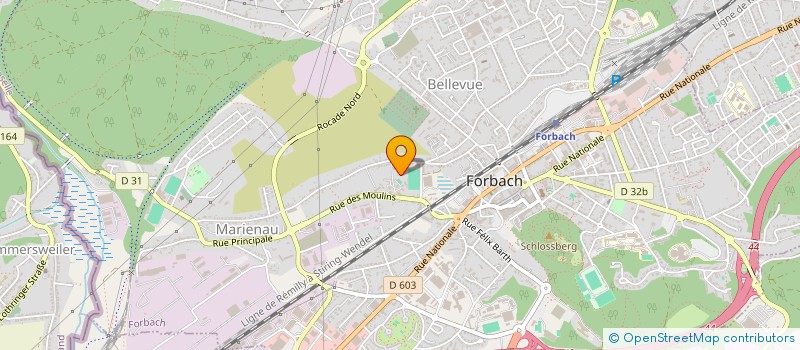 localisation de l'entreprise MONSIEUR MOHAMED LAZAAR  FORBACH