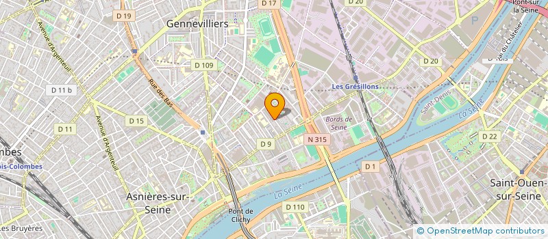 localisation de l'entreprise MONSIEUR MOHAMED LAZGHAB à GENNEVILLIERS
