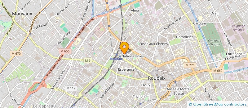 localisation de l'entreprise MONSIEUR MOHAMED LEKSOURI à ROUBAIX