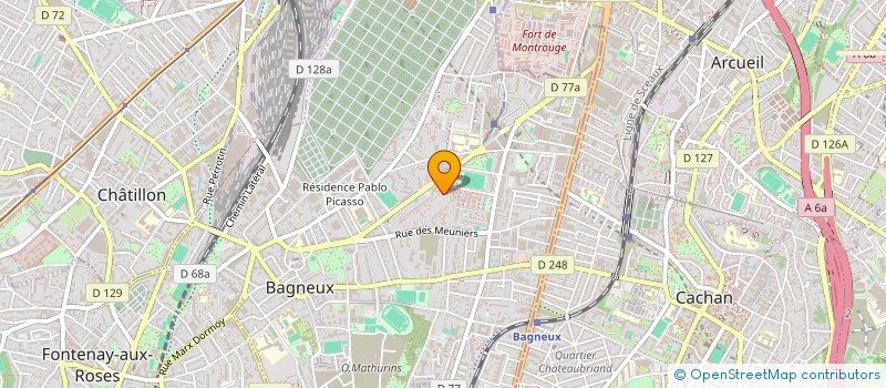 localisation de l'entreprise MONSIEUR MOHAMED LEMDANI à BAGNEUX