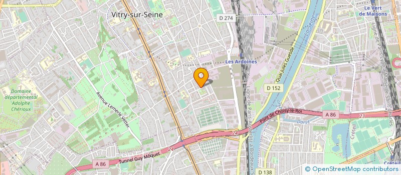 localisation de l'entreprise MONSIEUR MOHAMED LEMRABOTT à VITRY-SUR-SEINE