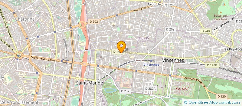 localisation de l'entreprise MONSIEUR MOHAMED LENGLIZ à VINCENNES