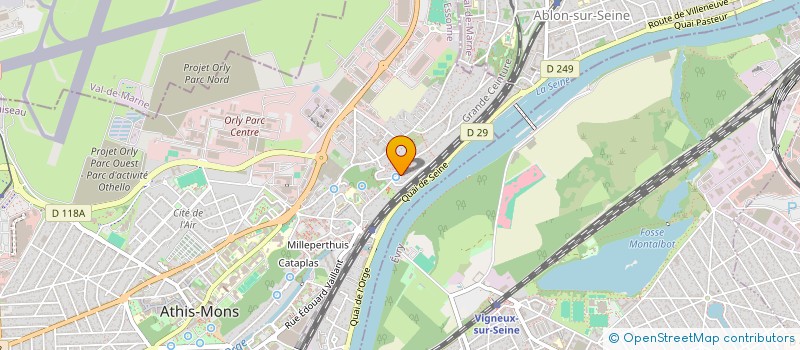 localisation de l'entreprise MONSIEUR MOHAMED LIAZIDI à ATHIS-MONS