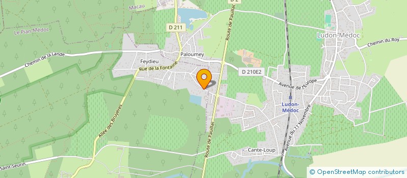 localisation de l'entreprise MONSIEUR MOHAMED LISSER  LE PIAN-MEDOC