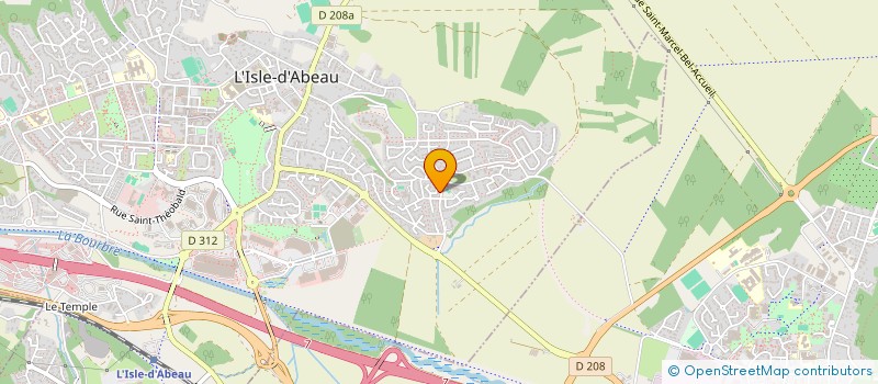 localisation de l'entreprise MONSIEUR MOHAMED LOGRAB  L'ISLE-D'ABEAU