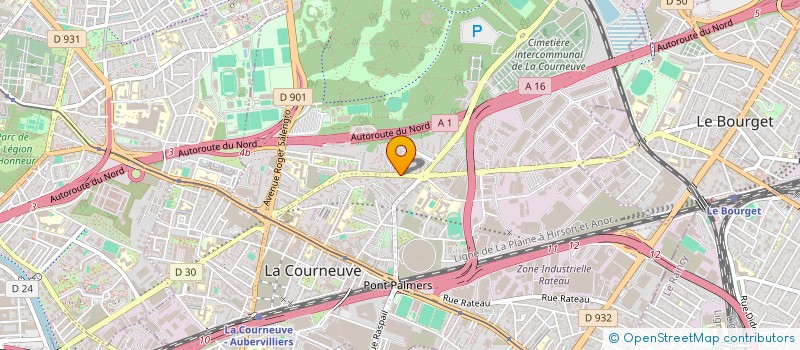 localisation de l'entreprise MONSIEUR MOHAMED LOUBBI à LA COURNEUVE