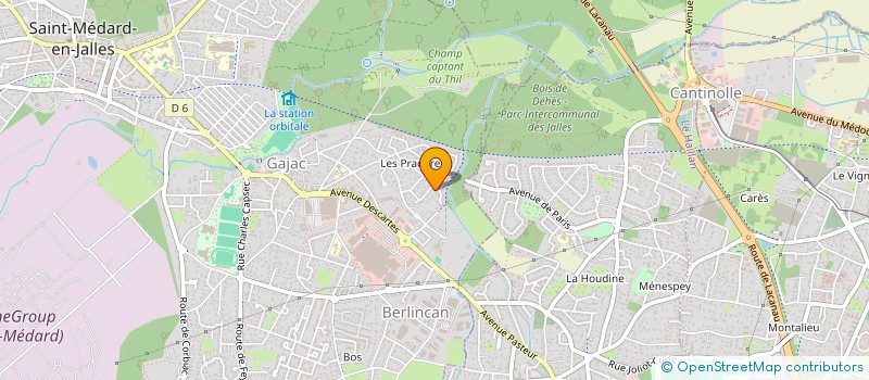 localisation de l'entreprise MONSIEUR MOHAMED LOUNADI MOKRANE  SAINT-MEDARD-EN-JALLES