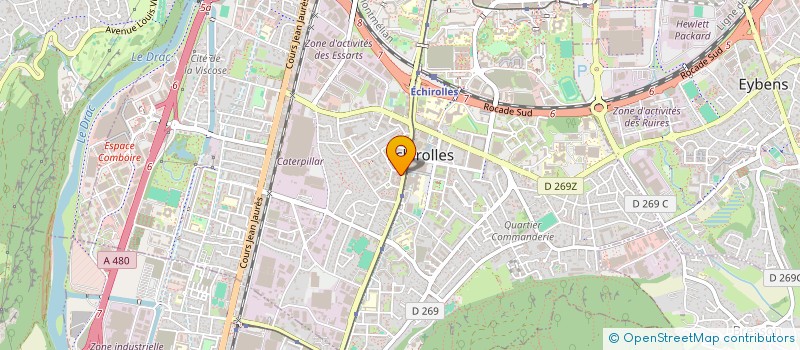 localisation de l'entreprise MONSIEUR MOHAMED LOUNIS  ECHIROLLES