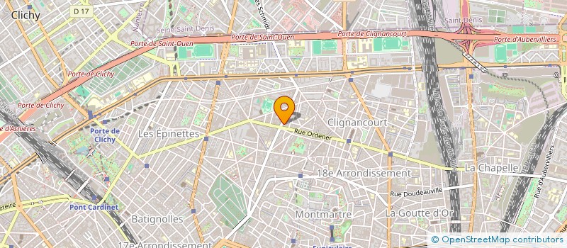 localisation de l'entreprise MONSIEUR MOHAMED LY à PARIS