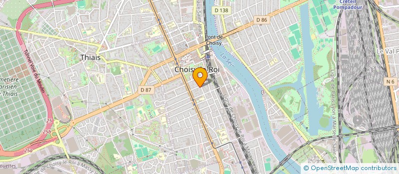 localisation de l'entreprise MONSIEUR MOHAMED LYES MOULOUDI  CHOISY-LE-ROI