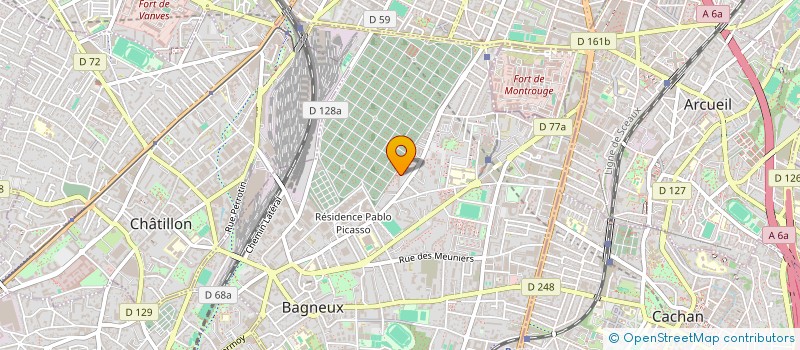 localisation de l'entreprise MONSIEUR MOHAMED M'CHIOUER à BAGNEUX