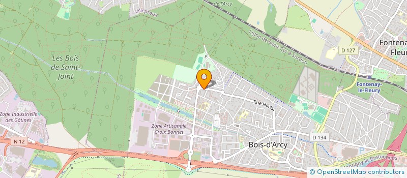 localisation de l'entreprise MONSIEUR MOHAMED M'HENNI  BOIS-D'ARCY