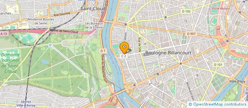 localisation de l'entreprise MONSIEUR MOHAMED MA-EL-AININE à BOULOGNE-BILLANCOURT