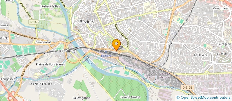 localisation de l'entreprise MONSIEUR MOHAMED MAAKOUL  BEZIERS