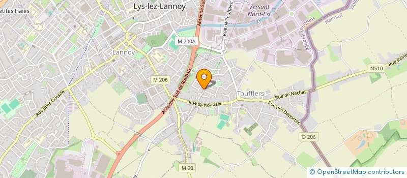 localisation de l'entreprise MONSIEUR MOHAMED MAAMAR  TOUFFLERS