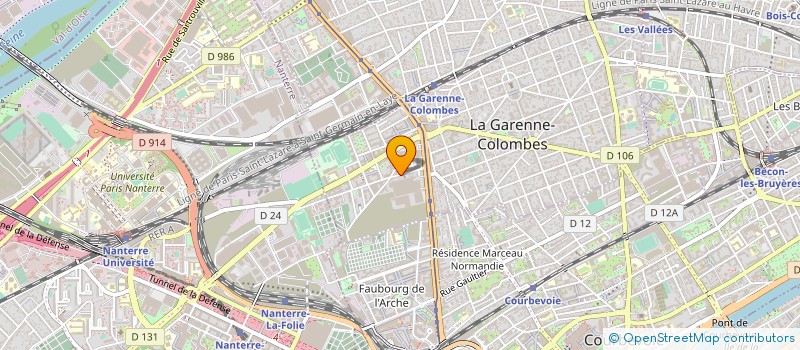localisation de l'entreprise MONSIEUR MOHAMED MAAMAR à LA GARENNE-COLOMBES