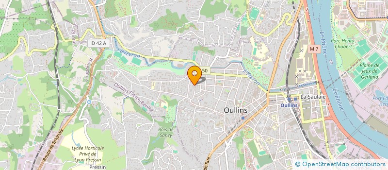 localisation de l'entreprise MONSIEUR MOHAMED MAAROUF  OULLINS-PIERRE-BENITE