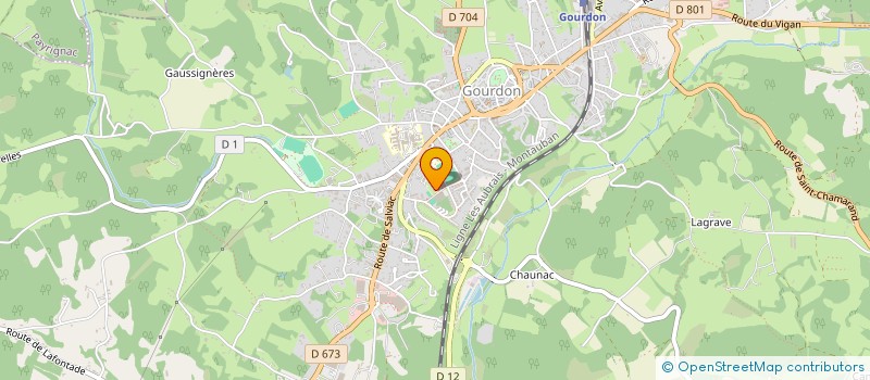 localisation de l'entreprise MONSIEUR MOHAMED MAAROUFI  GOURDON