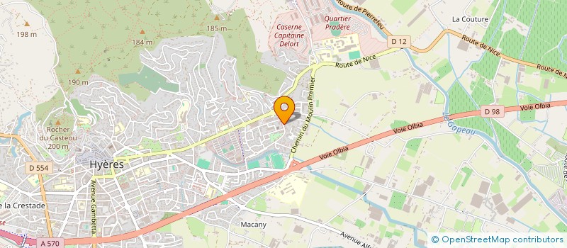 localisation de l'entreprise MONSIEUR MOHAMED MABROK à HYERES