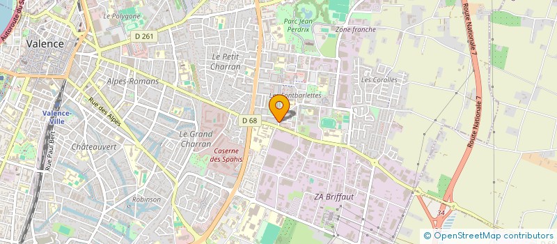 localisation de l'entreprise MONSIEUR MOHAMED MABROUK à VALENCE