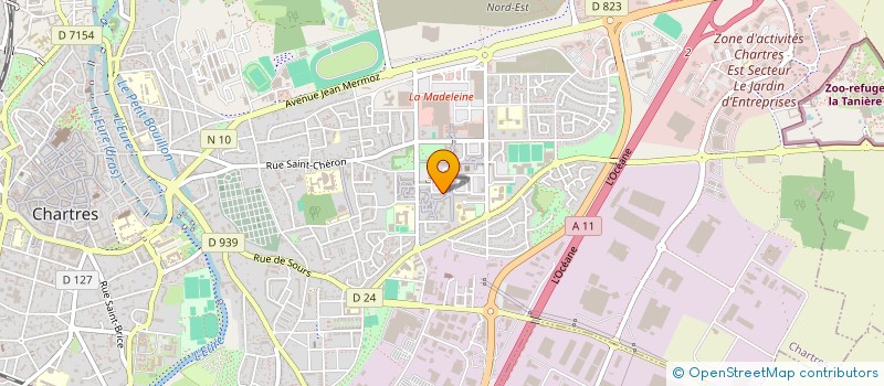 localisation de l'entreprise MONSIEUR MOHAMED MABROUK à CHARTRES