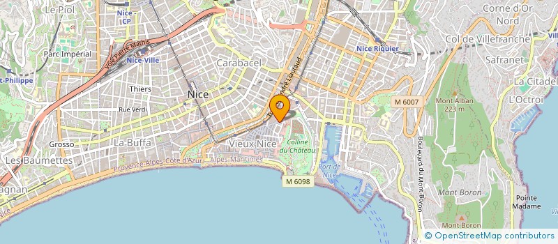 localisation de l'entreprise MONSIEUR MOHAMED MABROUK à NICE
