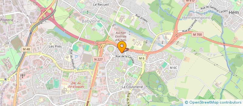 localisation de l'entreprise MONSIEUR MOHAMED MACHTA  VILLENEUVE-D'ASCQ