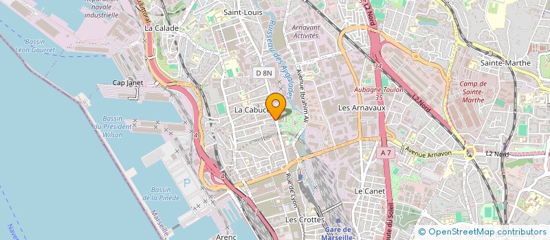 localisation de l'entreprise MONSIEUR MOHAMED MADAOUI  MARSEILLE