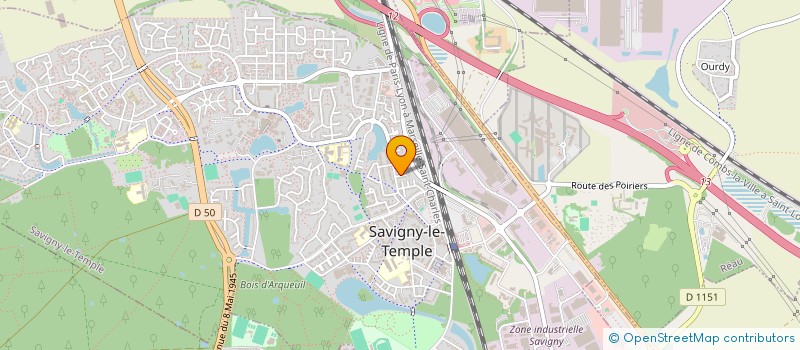 localisation de l'entreprise MONSIEUR MOHAMED MADARBUX  SAVIGNY-LE-TEMPLE