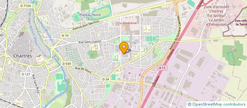 localisation de l'entreprise MONSIEUR MOHAMED MAHALLA à CHARTRES