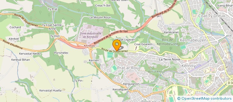 localisation de l'entreprise MONSIEUR MOHAMED MAHDJOUB  QUIMPER