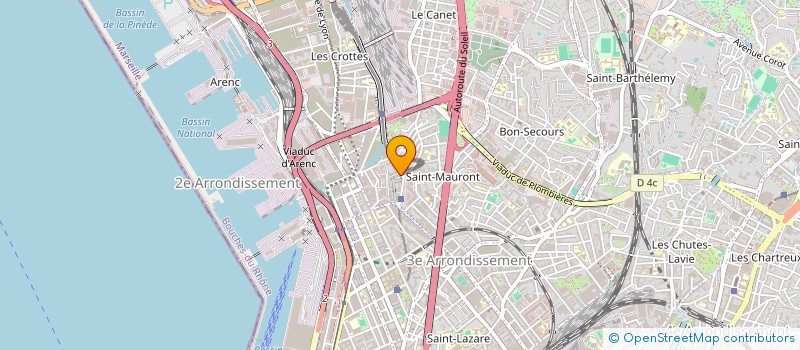localisation de l'entreprise MONSIEUR MOHAMED MAHIEDDINE BENZIANE à MARSEILLE