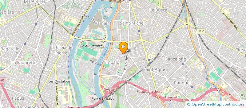 localisation de l'entreprise MONSIEUR MOHAMED MAHIOU TALBI à TOULOUSE