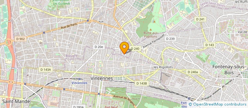 localisation de l'entreprise MONSIEUR MOHAMED MAHJOUB à MONTREUIL